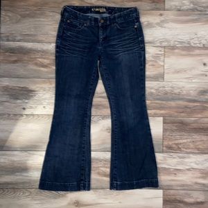 Express Eva Fit and Flare Jeans, Size 4S